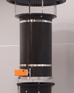 Fresh air unit cpl Fumus 3 K-D920 roof truss black